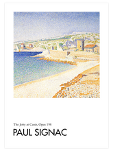 Paul Signac The Jetty At Cassis - Art Print